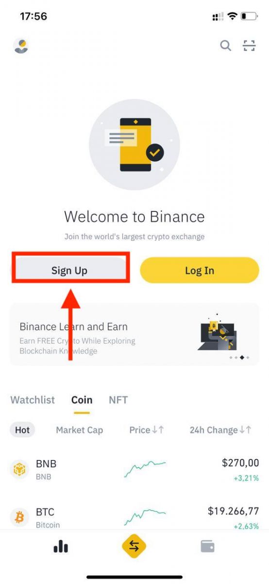 如何在 Binance 中注册和验证帐户 如何在 Binance 中注册和验证帐户