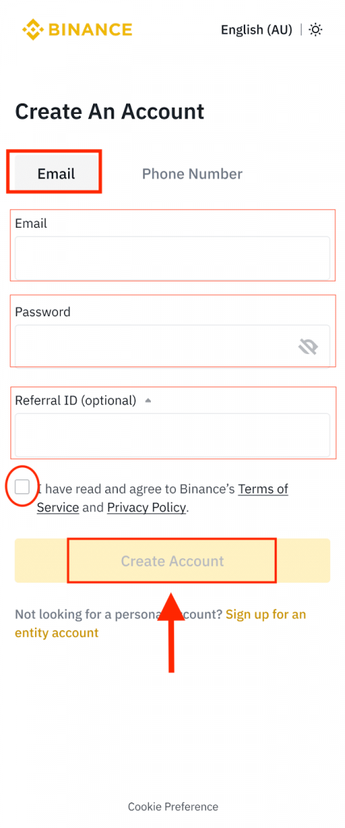 如何在 Binance 中注册和验证帐户 如何在 Binance 中注册和验证帐户